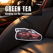 Load image into Gallery viewer, C-001 Playful Art Hanging Car Air Freshener – Green Tea