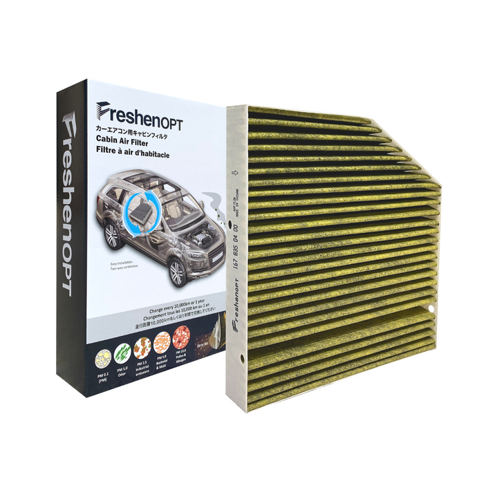 F-3186A Fresh Opt-M-Benz Premium Cabin Air Filter (Interior) [1678350400] FRESHENOPT AUTO PARTS CANADA