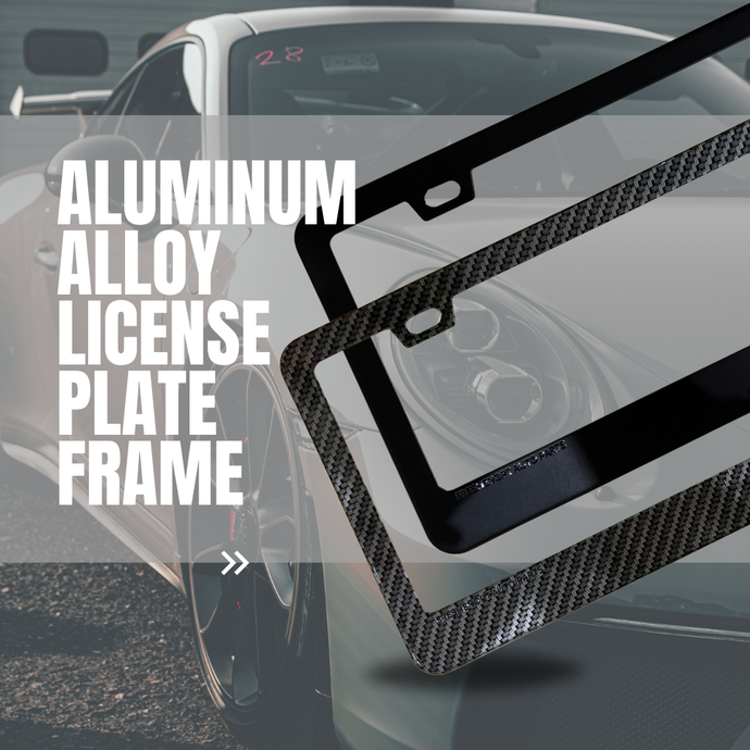 Aluminum License Plate Frame – Standard Canada/US Size Car Exterior Accessory
