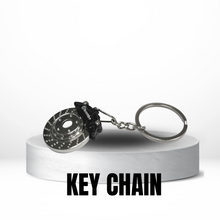 Load image into Gallery viewer, Metal Brake Rotor Brake Disc Key Chain