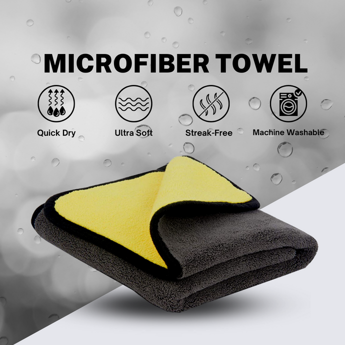 Premium Microfiber Towel For Car Cleaning FreshenOPT Auto Parts Canada