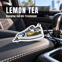 Load image into Gallery viewer, N-006 Playful Art Hanging Car Air Freshener – Lemon Tea