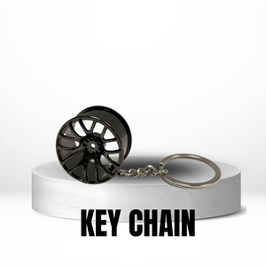 Metal Tire Rim Key Chain