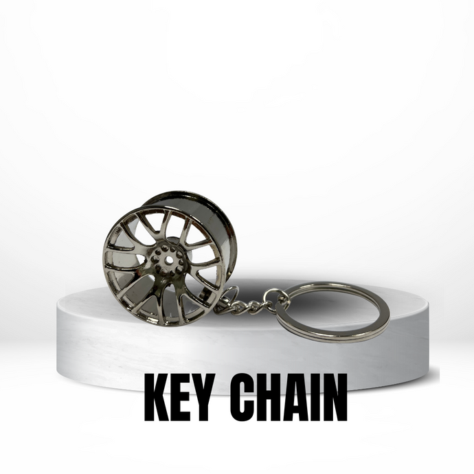 Metal Tire Rim Key Chain