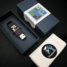 Load image into Gallery viewer, Dual Connector Metal USB Drive (16GB) — Carry Your Data. Anywhere — F Shop