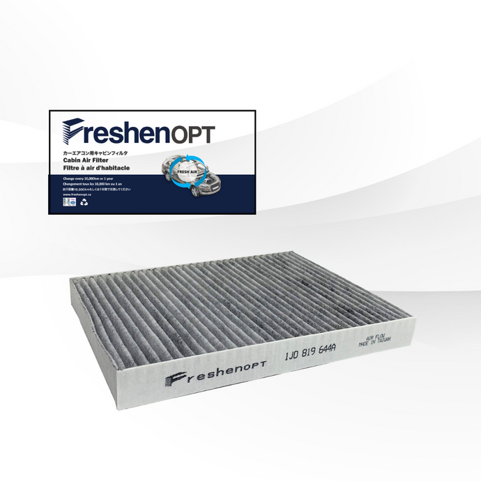 FreshenOPT premium activated carbon filter for OEM#: 1J0819644A
