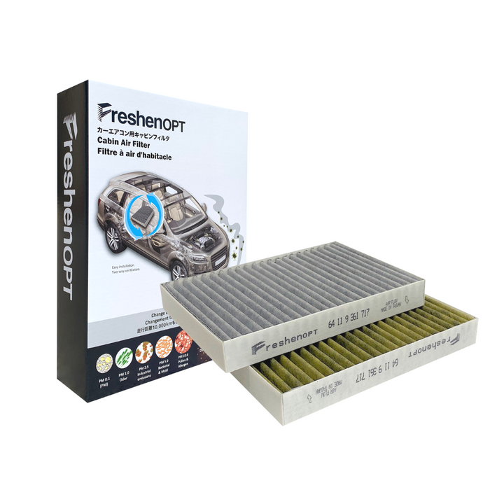 F-3209C Fresh Opt-BMW Premium Cabin Air Filter for [64119361717] (SETS) FRESHENOPT CANADA