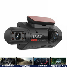 Load image into Gallery viewer, Dual Lens Vehicle Dashboard Camera with IPS Display Screen