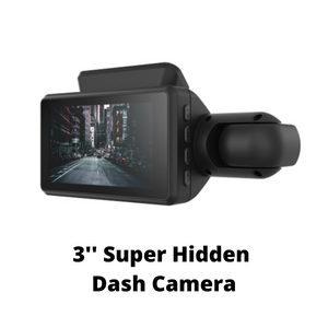 Dual Lens Vehicle Dashboard Camera with IPS Display Screen